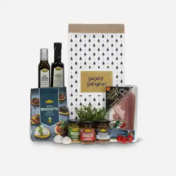 Italienske Smaker – En autentisk gavepakke med Middelhavets beste delikatesser