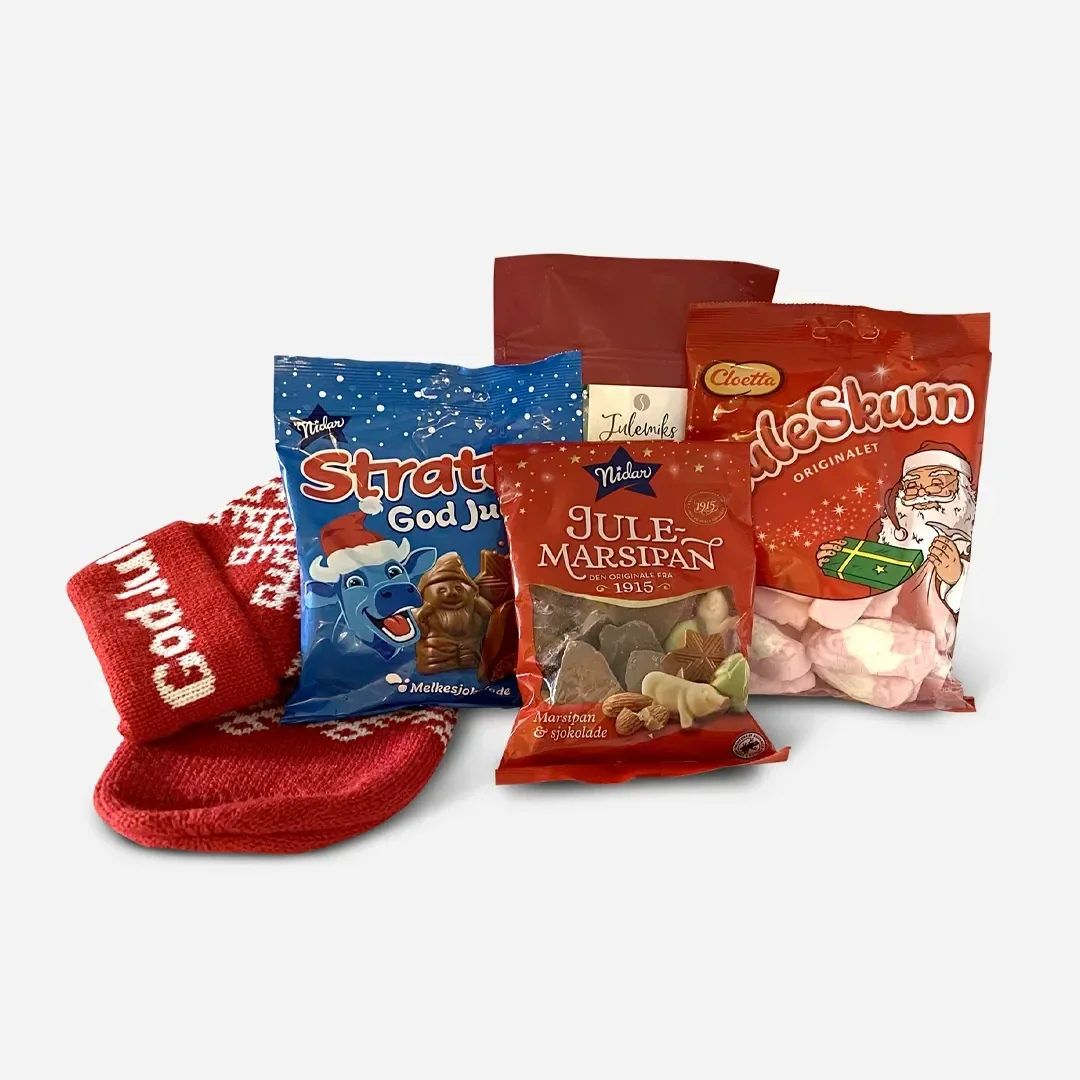 Julesokken med Julegodt