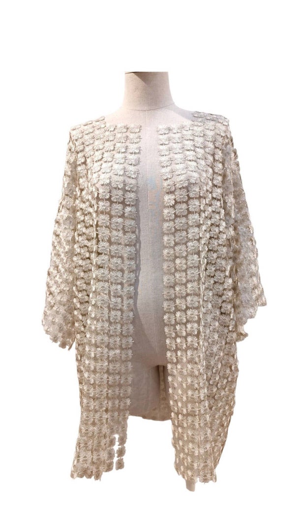 Gilet dentelle