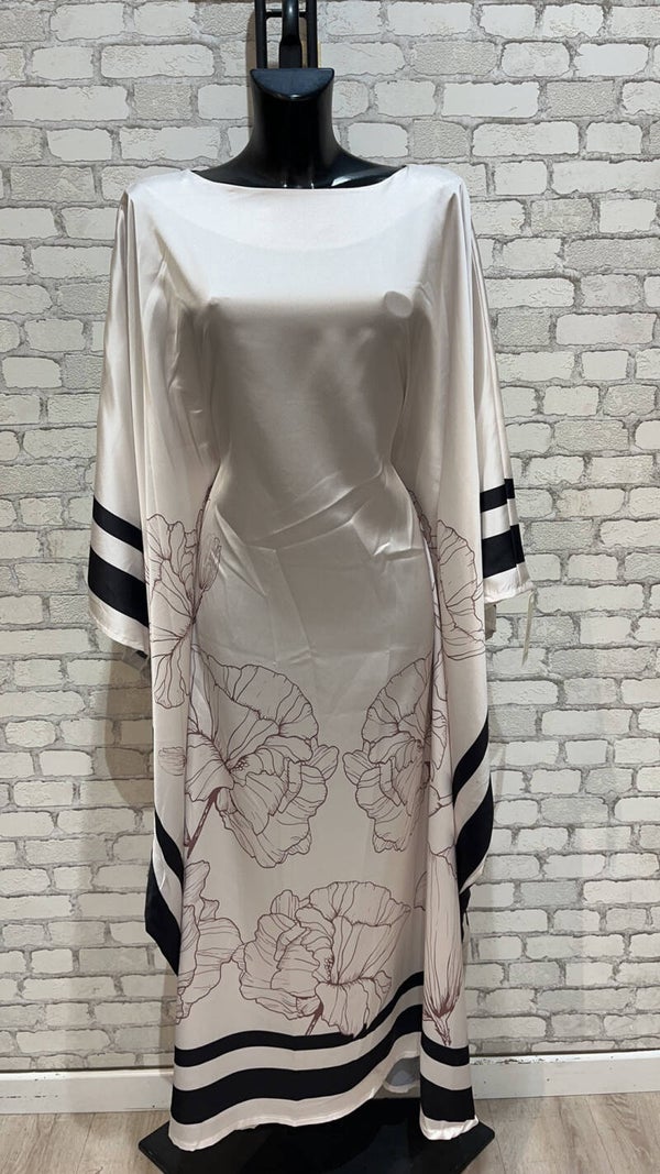 Robe imprimée , avec ceinture interieur