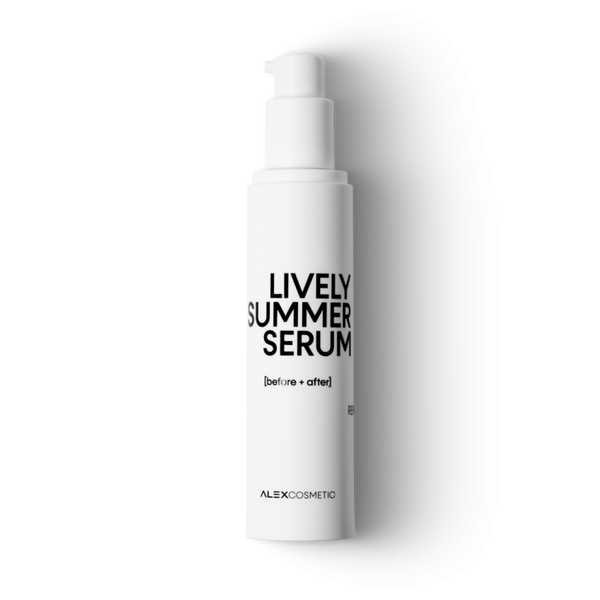 Lively Summer Serum (before + after)