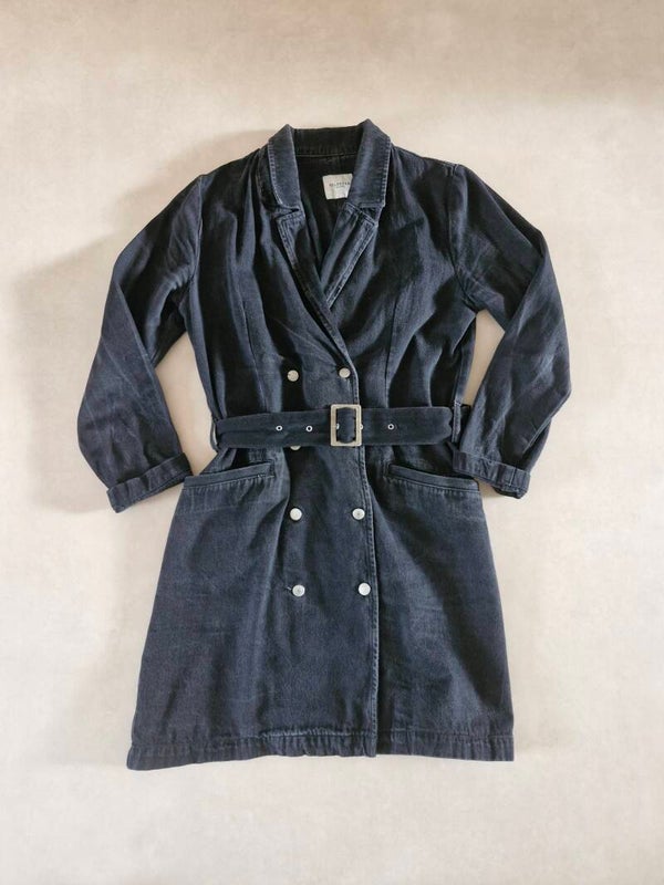 Selected Femme denim bladerjurk maat 40