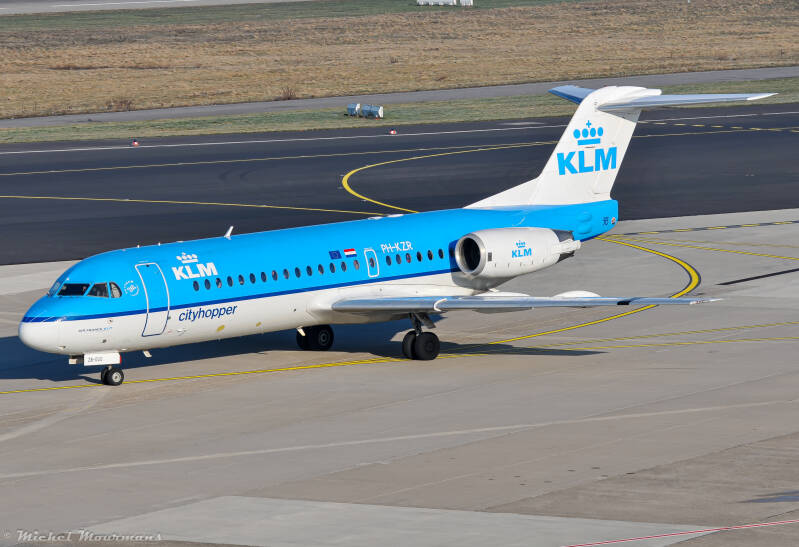 PH-KZR -- Fokker 70 -- KLM Cityhopper
