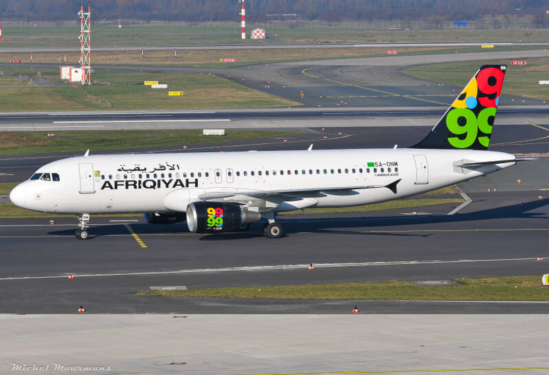 5A-ONM -- Airbus A320 -- Afriqiyah Airways