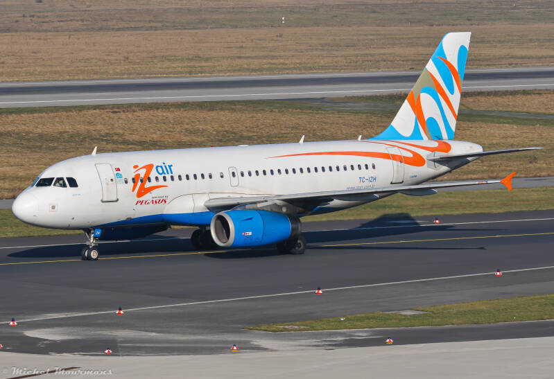 TC-IZH -- Airbus A319 -- IZair - Izmir Airlines