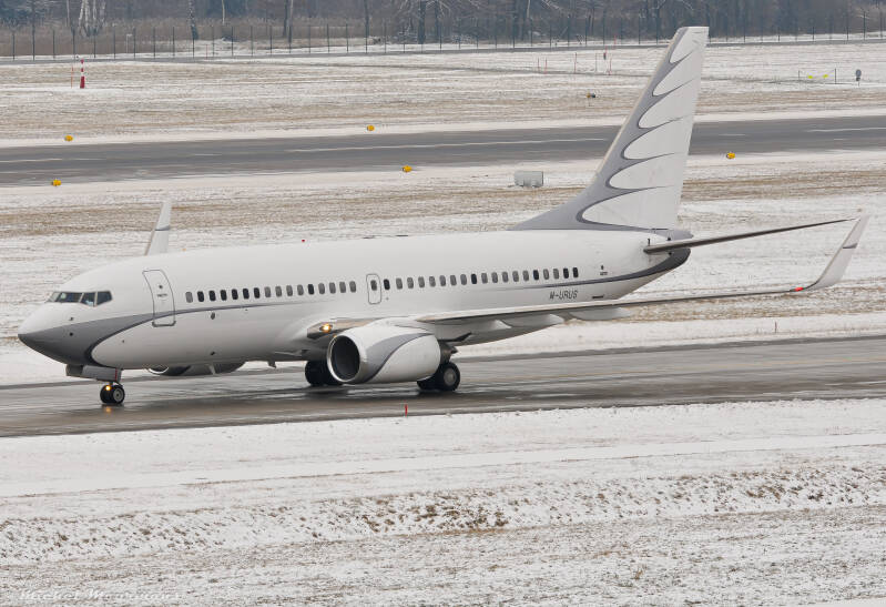 M-URUS -- Boeing 737-700BBJ -- Global Jet Luxembourg