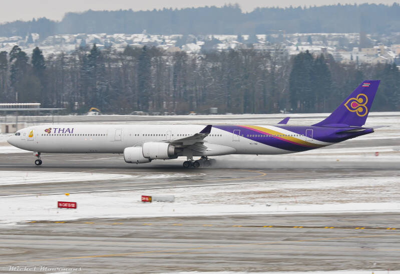 HS-TNB -- Airbus A340-600 -- Thai Airways International