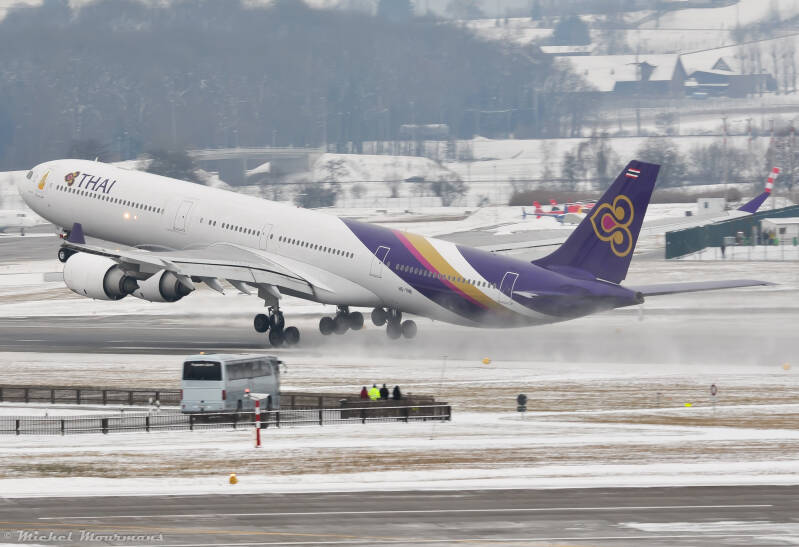 HS-TNB -- Airbus A340-600 -- Thai Airways International