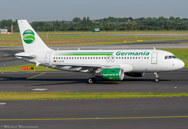 D-ASTB -- Airbus A319 -- Germania
