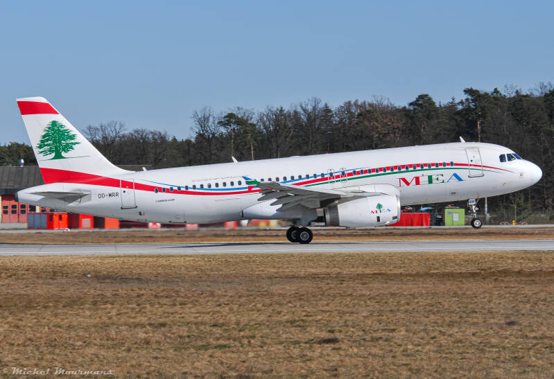OD-MRR -- Airbus A320 -- Middle East Airlines
