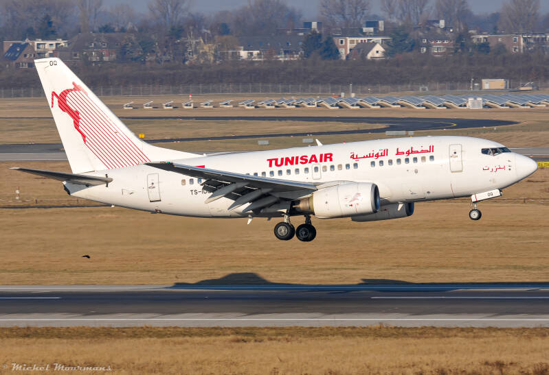 TS-IOQ -- Boeing 737-600 -- Tunisair