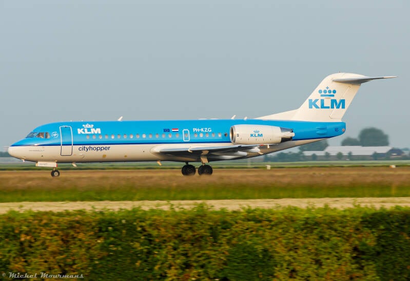 PH-KZG -- Fokker 70 -- KLM Cityhopper