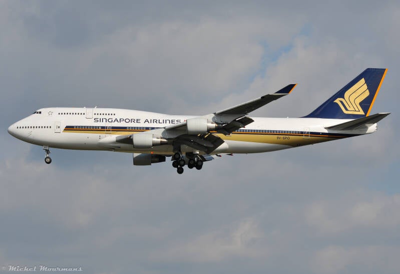 9V-SPO -- Boeing 747-400 -- Singapore Airlines