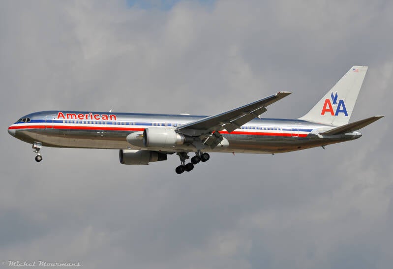 N342AN -- Boeing 767-300ER -- American Airlines