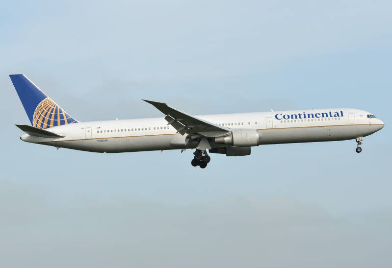 N66056 -- Boeing 767-400ER -- Continental Airlines