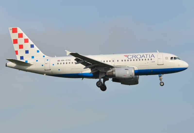 9A-CTH -- Airbus A319 -- Croatia Airlines