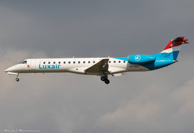 LX-LGJ -- Embraer ERJ-145 -- Luxair