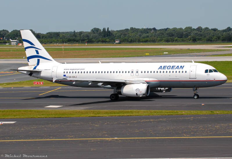 SX-DVJ -- Airbus A320 -- Aegean Airlines