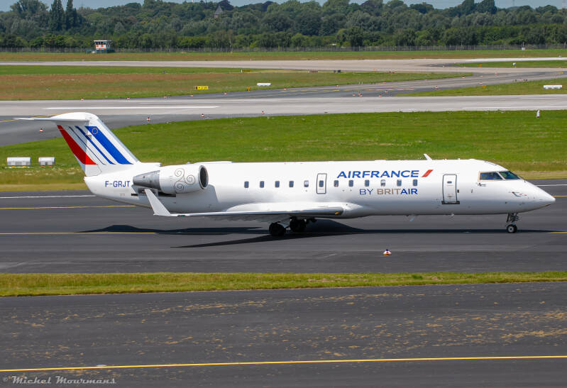 F-GRJT -- Bombardier CRJ-100 -- Brit Air (Air France)