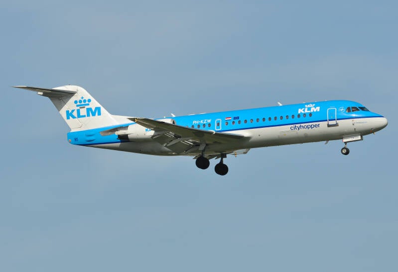 PH-KZW -- Fokker 70 -- KLM Cityhopper