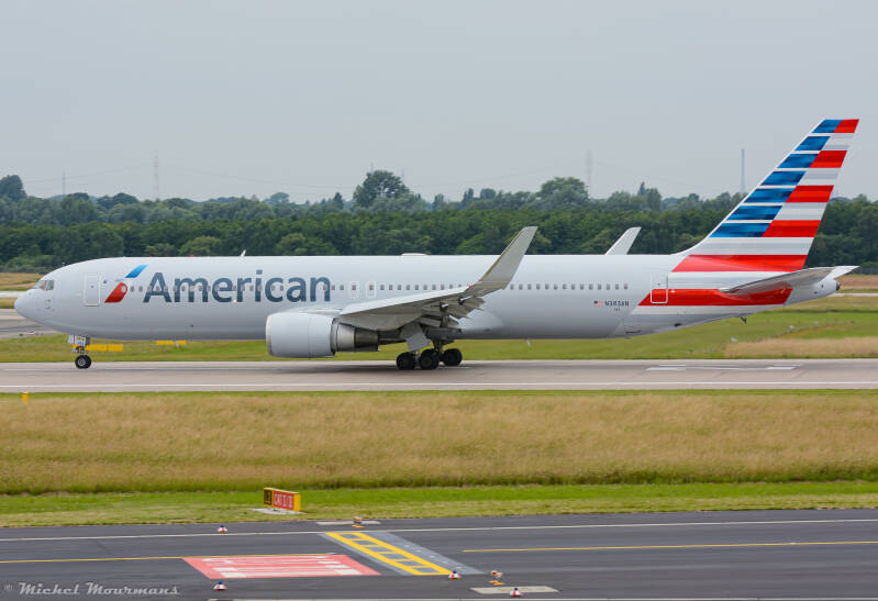 N383AN -- Boeing 767-300ER -- American Airlines