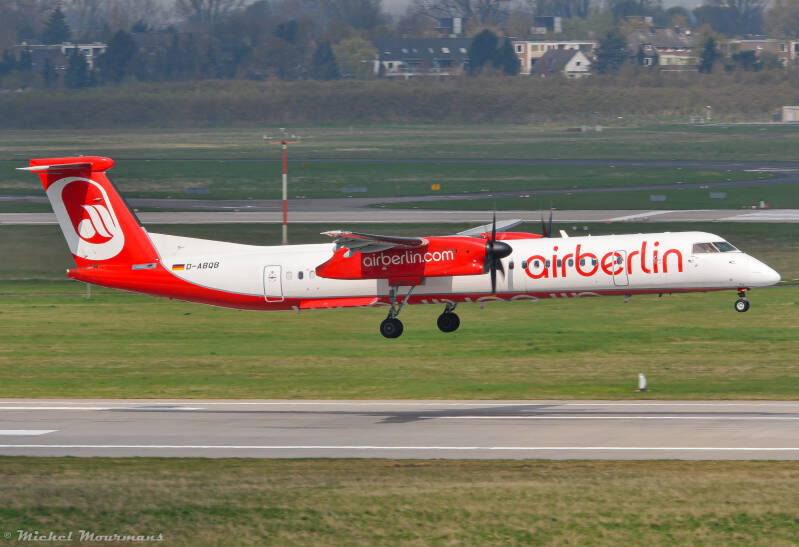 D-ABQB -- Bombardier Dash 8-Q400 -- Air Berlin