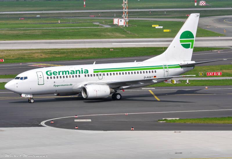 D-AGET -- Boeing 737-700 -- Germania