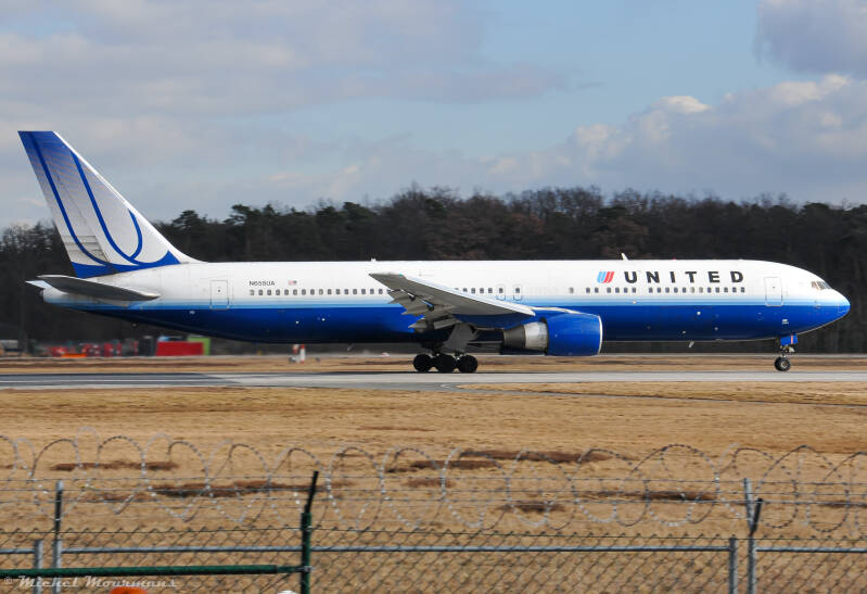 N655UA -- Boeing 767-300ER -- United Airlines