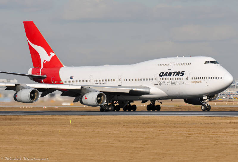 VH-OJI -- Boeing 747-400 -- Qantas