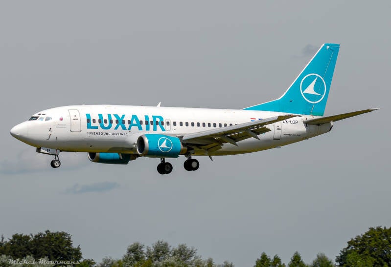 LX-LGP -- Boeing 737-500 -- Luxair