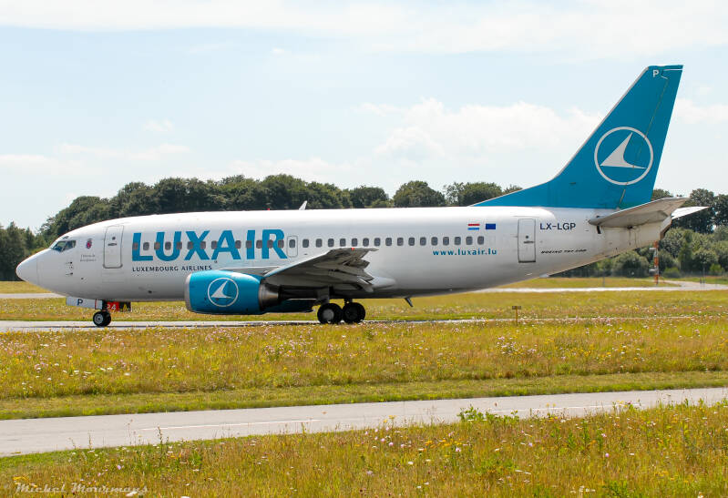 LX-LGP -- Boeing 737-500 -- Luxair