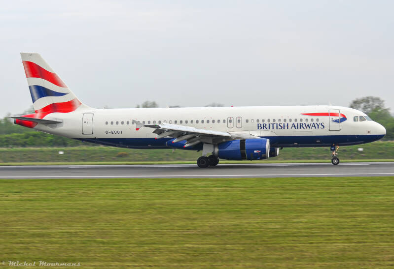 G-EUUT -- Airbus A320 -- British Airways