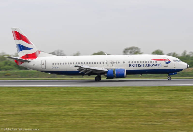 G-DOCL -- Boeing 737-400 -- British Airways