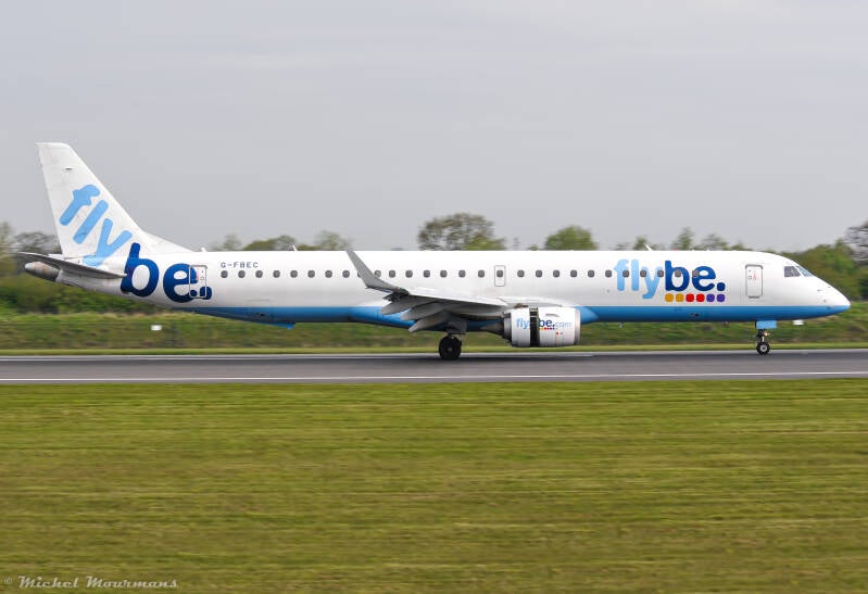 G-FBEC -- Embraer 195 -- Flybe