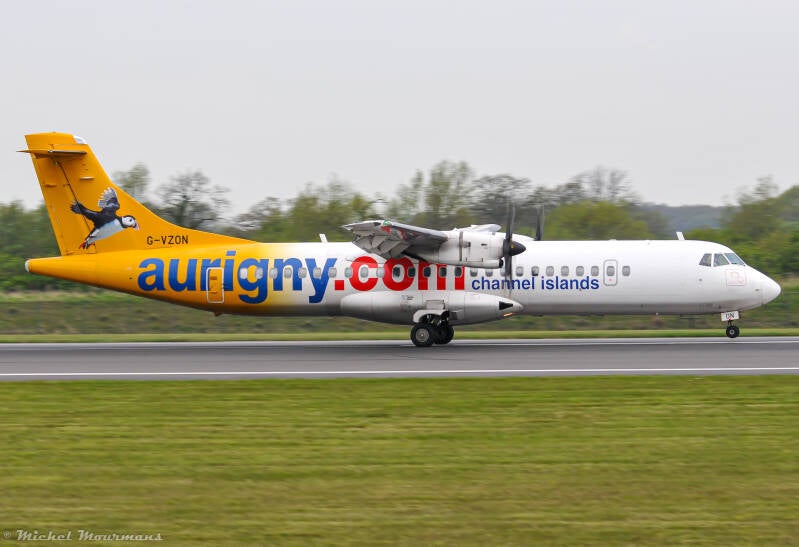 G-VZON -- ATR 72-500 -- Aurigny
