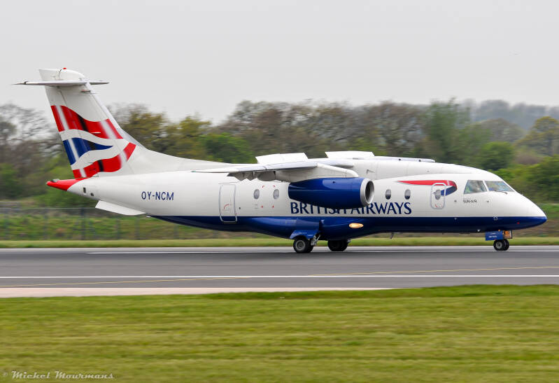 OY-NCM -- Dornier 328-JET -- SUN-AIR of Scandinavia (British Airways)