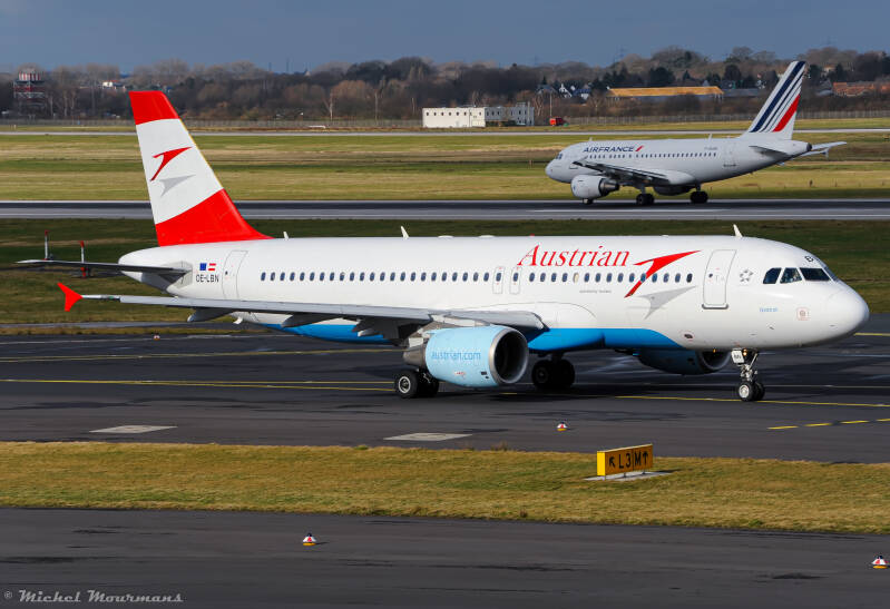OE-LBN -- Airbus A320 -- Austrian Airlines