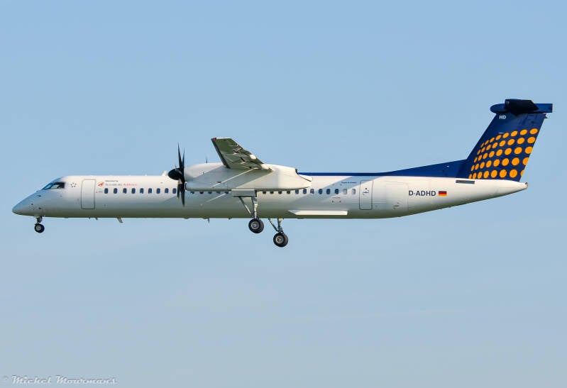 D-ADHD -- Bombardier Dash 8-Q400 -- Augsburg Airways (Lufthansa)