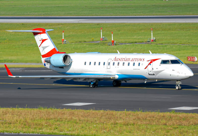 OE-LCK -- Bombardier CRJ-200 -- Austrian Arrows
