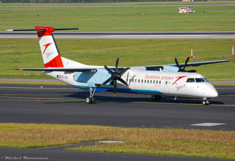 OE-LGG -- Bombardier Dash 8-Q400 -- Austrian Arrows