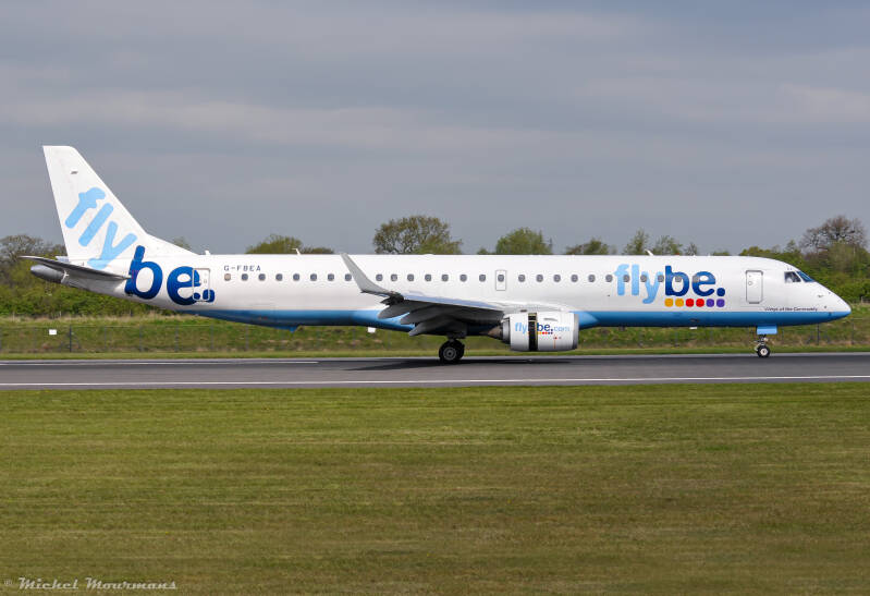 G-FBEA -- Embraer 195 -- Flybe