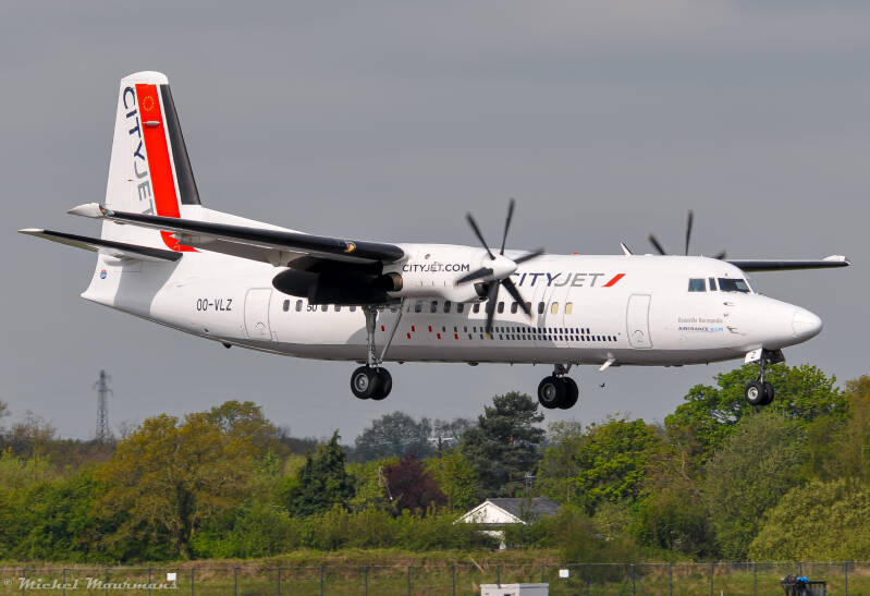 OO-VLZ -- Fokker 50 -- Cityjet