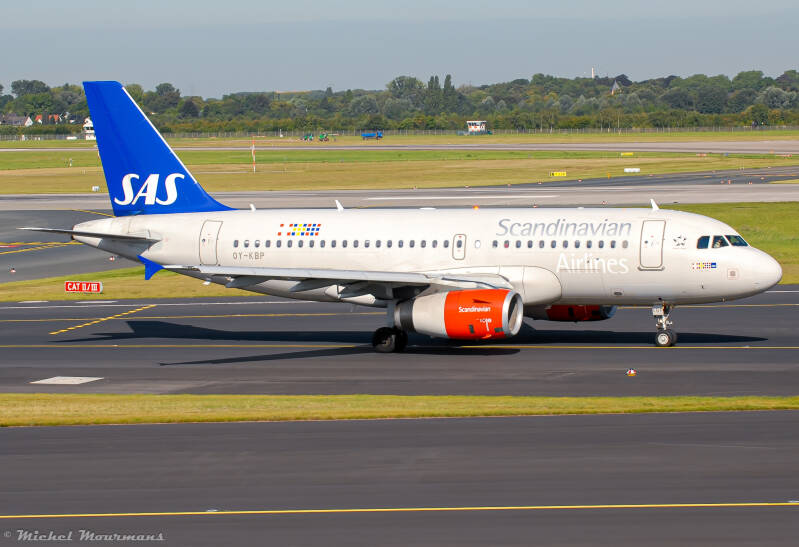 OY-KBP -- Airbus A319 -- Scandinavian Airlines