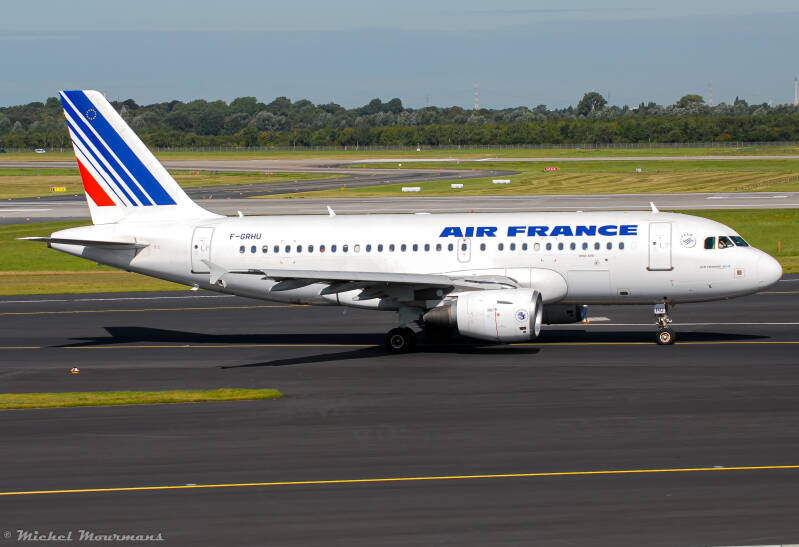 F-GRHU -- Airbus A319 -- Air France