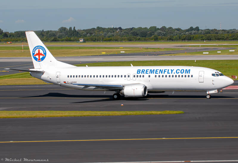 D-ABRE -- Boeing 737-400 -- Bremenfly