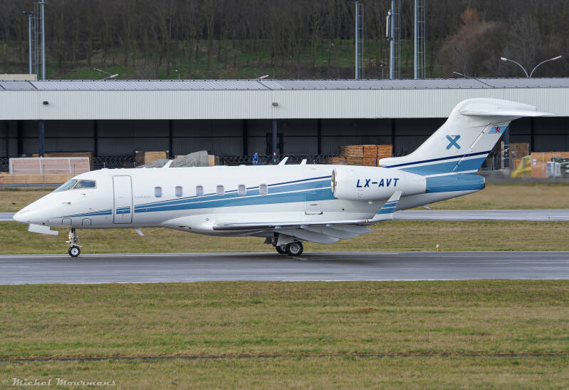 LX-AVT -- Bombardier Challenger 300 -- Luxaviation 