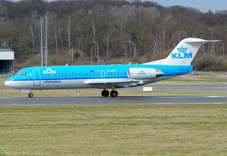 PH-KZF -- Fokker 70 -- KLM Cityhopper