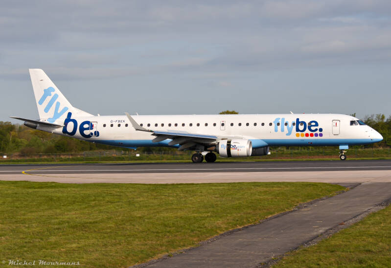 G-FBEK -- Emraer 195 -- Flybe