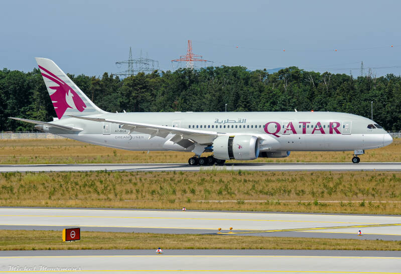 A7-BCA -- Boeing 787-8 -- Qatar Airways