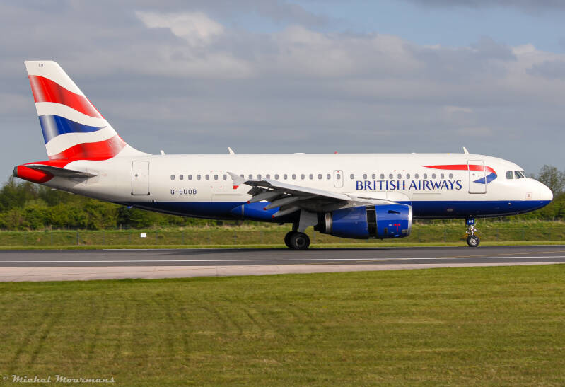 G-EUOB -- Airbus A319 -- British Airways